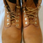 Mens Wheat Nubuck Tan 6″ Premium Timberland Boots # 10061 Size 9.5 M