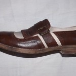 NIB MR. WOLF Canvas / Leather Wing Tip Shoes 10 – 10.5 (It. 43)  Cole Haan