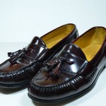 Cole Haan 03507 Burgundy leather Pinch Tassel Loafers/Shoes Mens 12D