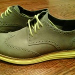 Cole Haan LunarGrand wingtip charcoal gray size 10 mens