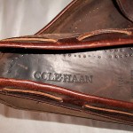 Cole Haan Mens 12 M Premium Two Tone Brown Leather Loafer w/ Scallops