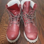 Timberland Original Mens 6-Inch Premium Waterproof Boots Size 10 Brick red