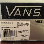 Vans Vault California Era Wingtip LX Gardenia/Blazing Yellow, Size 10