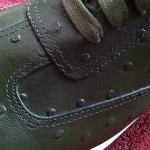 MENS COLE HAAN NIKE AIR CONNER OSTRICH PRINT LEATHER SHOES LACE GREEN 10.5 NEW