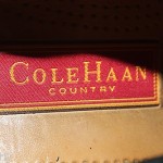 Cole Haan leather saddle buck oxfords, size 9.5, blue / taupe