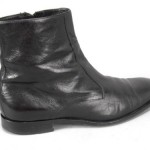Hugo Boss Black Leather Side zip Ankle Boots Men’s eu 9.5 us 10.5