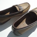 COLE HAAN GENUINE HANDSEWN Two Tone BROWN TAN LOAFERS MENS Size 10 D