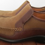 Cole Haan Nike Air Nubuck Leather Synthetic Sole Brass Shoes Loafers SZ 7 M