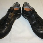 Mens Boss by Hugo Boss Black Leather Lace Up Casual Shoes Size 10M