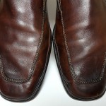 COLE HAAN Rust-Brown Leather Slip-On Loafers – US 10 M