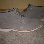 TIMBERLAND EARTHKEEPERS STORMBUCK BROGUE CHUKKA SZ 11 GREY SUEDE 5835R