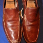 COLE HAAN NIKE AIR Slip on LEATHER MEN’S Brown Loafers  US  10 1/2 M GREAT!!!