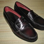 COLE HAAN City LOAFERS Shoes Size 11 1/2 Leather BURGUNDY Penny 11.5