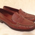 Mens Penny Loafers Cole Haan Drive Shoes Mocs Slip Ons Brown Size  11 M Leather