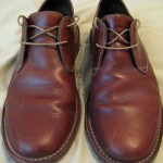 COLE HAAN brown leather lace up dress shoes mens size US 9 1/2 9.5 M