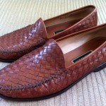 Men’s Cole Haan Weave Brown Slip On 11 M Dress Casual Slip On