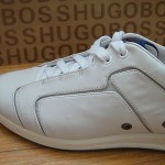 NEW HUGO BOSS BLACK MENS ‘SUMON’ SNEAKERS IN WHITE SIZE US 9, UK 8, EU 42