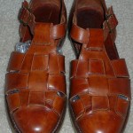 Mens Cole Haan Country Collection Rust Huarache Sandal size 11