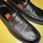 MENS COLE HAAN BLACK LEATHER LOAFER SHOE SIZE 12 M