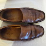 COLE HAAN Mens Slip-On LOAFERS Brown Leather Casual Used Shoes Size 9
