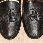 Men’s Bragano by Cole Haan Black Leather Tassel Driving Moccasins Sz11M Italy