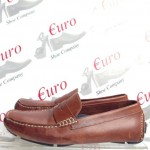 COLE HAAN Mens Brown Leather Loafers NIKE AIR Size 10