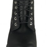 Timberland 6 inch Panel Mens Boots Black Leather 47586 Sz 7.5 M