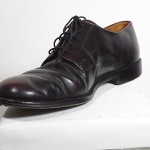Cole Haan City Dark Red/Brown Distressed Leather Oxfords Mens Size 8 D EUC
