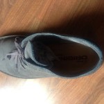 Clarks Desert Boots Grey Suede Sz 8.5 Pre Owned