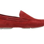 Hugo Boss Mens Drefin Black  Red Slip-on Driving Shoes Loafers HOT PRICE.