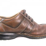 CLARKS Sz 9.5 Touareg Oxford Brown Leather Casual Shoes Men’s 9 1/2 9.5M