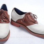 Cole Haan Harrison Eva Saddle Air white brown 11 leather oxford shoe NEW $188