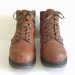 Mens Timberland PRO POWER FIT Brown Leather Steel Toe Work Ankle Boots size 14 M