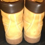 Mens Wheat Nubuck Tan 6″ Premium Timberland Boots # 10061 Size 9.5