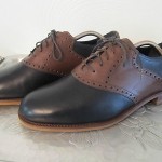 Cole Haan Carter RBR Saddle Black Brown Leather Oxfords Shoes Mens Size 10 EPUC