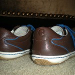 COLE HAAN BROWN LEATHER SNEAKERS WITH NIKE AIR TECHNOLOGY SIZE 9M