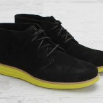 Men’s Cole Haan Lunargrand Suede Chukka Black/Volt size 11M w/ box C11185