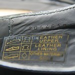 HUGO BOSS BLACK LABEL BLACK & BLUE SHOES 100% LEATHER NEW SZ 11 44 MADE IN ITALY