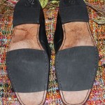 Mens COLE HAAN black leather slip on loafers shoes, size 10