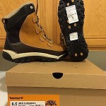 TIMBERLAND 40160 RIME RIDGE WHEAT WATERPROOF HIKING BOOTS SIZE 8.5