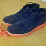 Cole Haan Lunargrand Chukka Suede/Orange. Nike sole.11. NEW.
