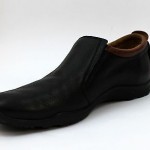 Men’s Cole Haan Nike Air Black Leather Slip on Shoes Size 9