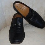 Mens COLE HAAN Black Leather Horsebit Dress Loafers Shoes 9.5