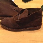 Clarks Desert Books – Brown Suede Mens 12