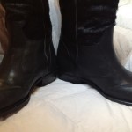Hugo Boss Mens Black Leather Boots-Sz45, Us Sz 11-12. Perfect Shape!