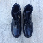 Cole Haan Black Leather Cap Toe Jump Boots, SZ 8.5 M Green Label