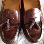 Cole Haan Mens Brown LEATHER Tassel Loafers Size 11D
