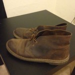 Clarks desert boots boot beeswax brown leather size 10 wolverine doc martens