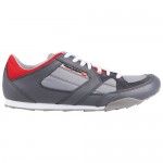 Diesel Mens Dynamykal Gray Casual Leather Lace Up Sneakers Shoes