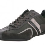 Hugo Boss Green Men’s Space UP Sneakers In Dark Grey (50256524-021)